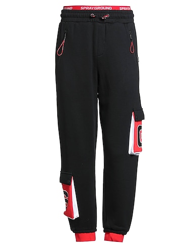 SPRAYGROUND Casual pants Black 100% Cotton