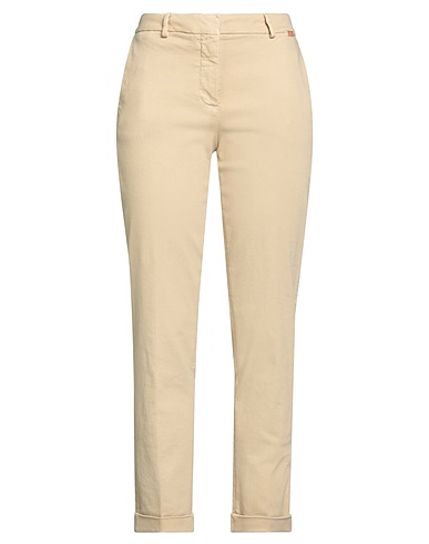 TELERIA ZED Pantaloni jeans Beige Cotone, Elastomultiestere, Elastan