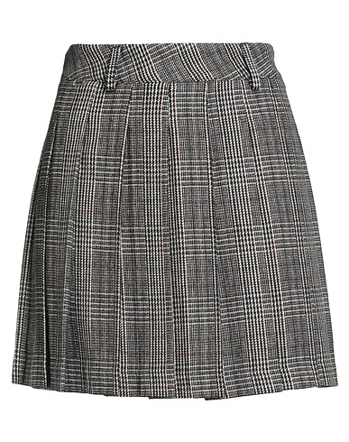 JIJIL Mini skirt Black 47% Acrylic, 28% Polyester, 20% Wool, 5% Other Fibres