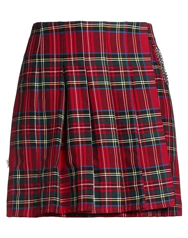 JIJIL Mini skirt Red 85% Polyester, 13% Viscose, 2% Elastane