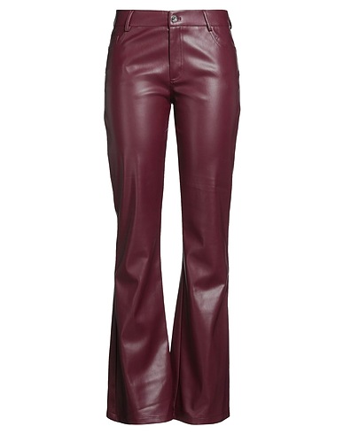 LIU •JO Casual trouser Burgundy 100% Polyester