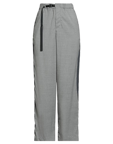 WHITE SAND Casual pants Grey 55% Polyester, 23% Wool, 20% Viscose, 2% Elastane