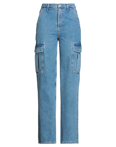LIU •JO Denim trousers Blue 100% Cotton