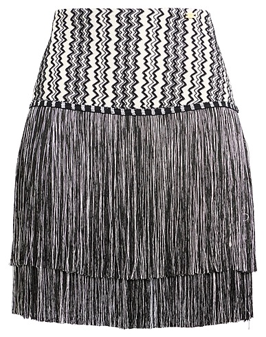 PHO Firenze Mini skirt White 50% Cotton, 50% Polyester