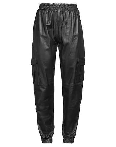 OAKWOOD Pantalon Noir 100% Cuir d'agneau