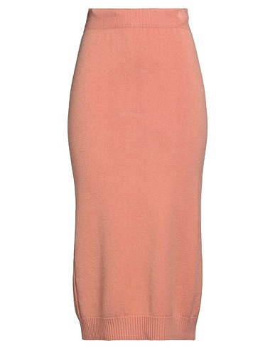 NO-NÀ Midi skirt Salmon pink 50% Viscose, 27% Polyester, 23% Polyamide