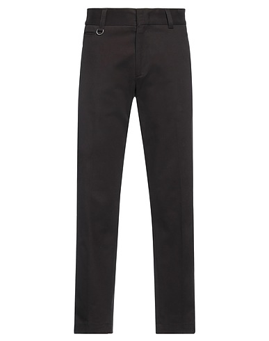 PAOLO PECORA Casual trouser Black 98% Cotton, 2% Elastane