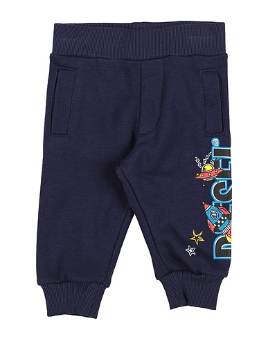 DIESEL Casual trouser Navy blue 92% Cotton, 8% Polyester