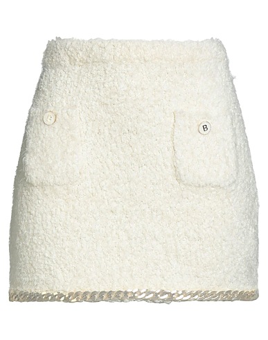 BLUGIRL Mini skirt Ivory 71% Polyester, 29% Polyamide