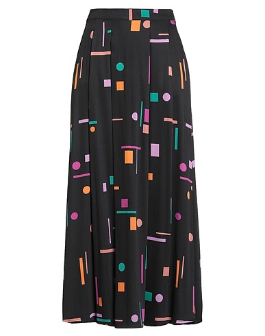 NÜMPH Gonna lunga Nero 100% Viscosa EcoVero™