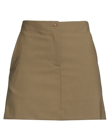 OTTOD'AME Mini skirt 53% Polyester, 43% Virgin Wool, 4% Elastane