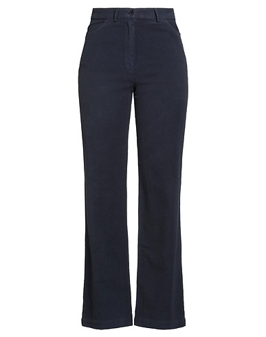 ISABELLA CLEMENTINI Casual trouser Midnight blue 97% Cotton, 3% Elastane