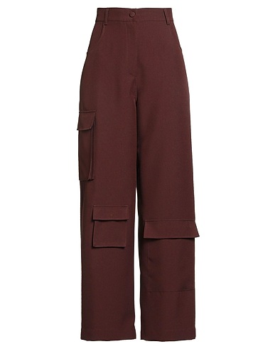OTTOD'AME Casual trouser Brown 100% Polyester