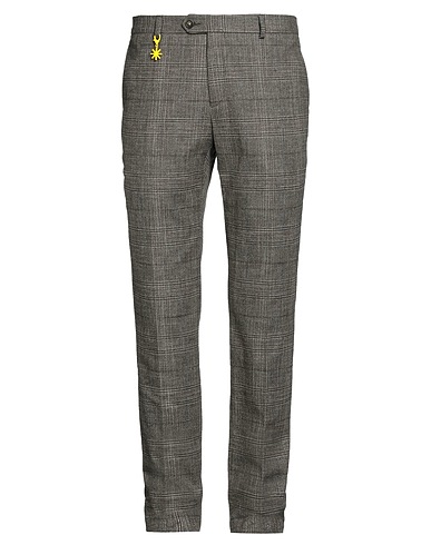 MANUEL RITZ Hosen Maulwurfsgrau 36% Wolle, 25% Baumwolle, 22% Polyester, 9% Viskose, 8% Gewebefasern