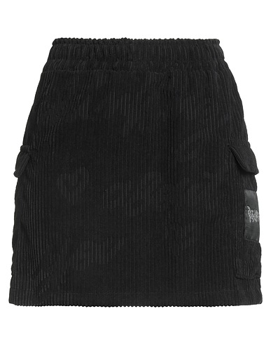 DISCLAIMER Mini skirt Black 92% Polyester, 8% Polyamide