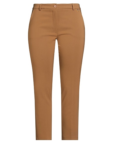 GAI MATTIOLO Casual pants GM Camel 88% Polyester, 12% Elastane