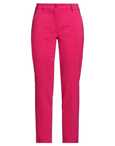 GAI MATTIOLO Casual pants GM Fuchsia 88% Polyester, 12% Elastane
