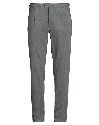 INCOTEX Casual trouser Grey 53% Polyester, 43% Wool, 4% Elastane
