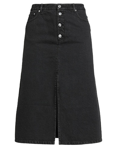 A.P.C. Denim skirt Black 100% Cotton