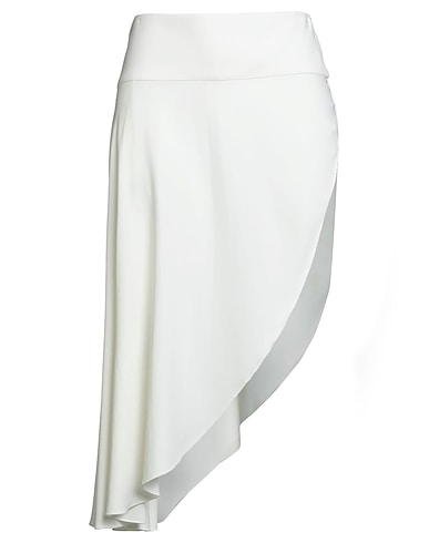 ALAÏA Midi skirt Ivory 96% Viscose, 4% Elastane