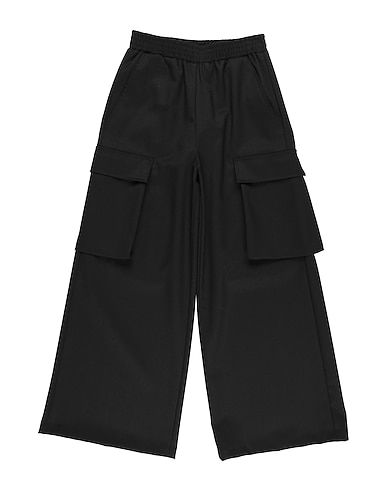 MM6 MAISON MARGIELA Casual pants Black 40% Wool, 34% Polyacrylic, 23% Rayon, 3% Elastane