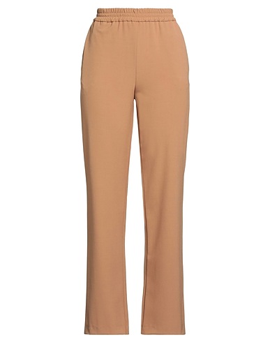 KAOS Casual trouser Camel 68% Polyester, 28% Viscose, 4% Elastane