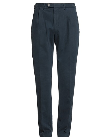 GERMANO Casual trouser Midnight blue 97% Cotton, 3% Elastane