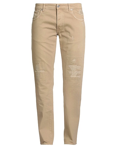 DEPARTMENT 5 Denim trousers Beige 100% Cotton