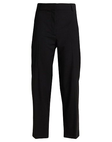 SOUVENIR Casual trouser Black 69% Polyester, 29% Viscose, 2% Elastane