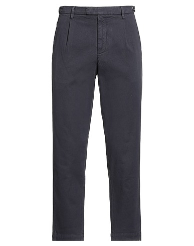 BARENA Casual trouser Navy blue 98% Cotton, 2% Elastane