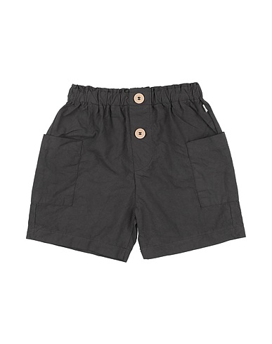 1 + IN THE FAMILY Shorts & Bermuda Charcoal 100% Cotton