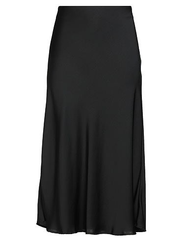 JACQUELINE de YONG Gonna lunga Nero 100% Poliestere