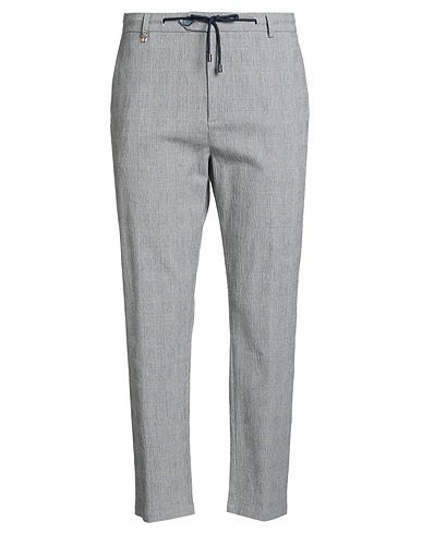 DISTRETTO 12 Casual trouser Grey 83% Cotton, 16% Polyester, 1% Lycra®