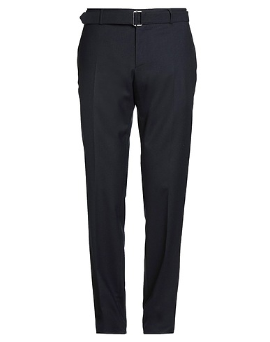 LARDINI Casual pants Midnight blue 98% Wool, 2% Elastane