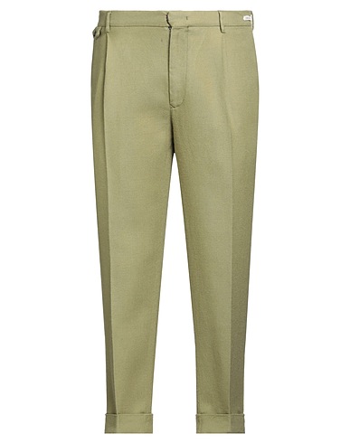 L.B.M. 1911 Casual pants Military green 100% Virgin Wool