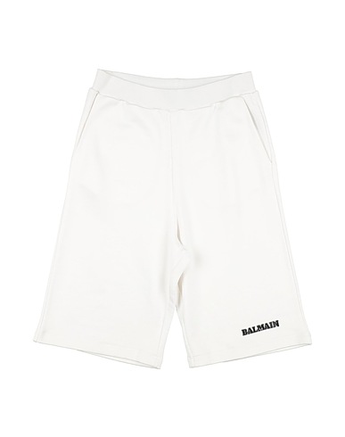 BALMAIN Shorts & Bermuda White 57% Rayon, 43% Cotton, Viscose