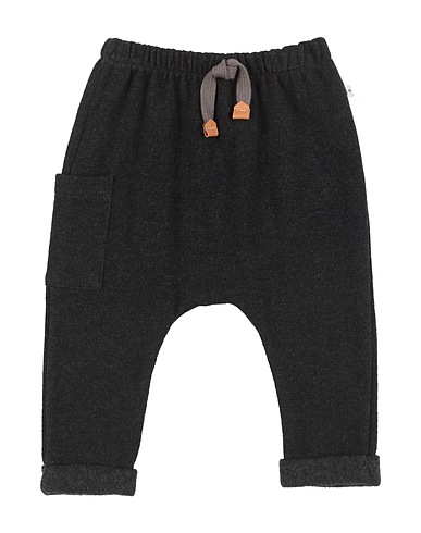 1 + IN THE FAMILY Casual pants Charcoal 70% Cotton, 20% Acrylic, 4% Synthetic fibers, 3% Viscose, 3% Polyester