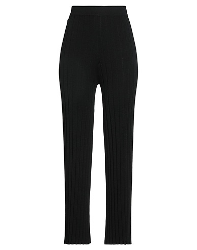 ALYSI Pantalone Nero 100% Lana
