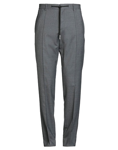 LARDINI Casual trouser Grey 54% Wool, 45% Polyester, 1% Elastane