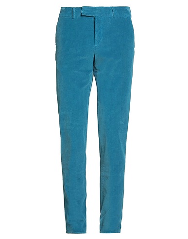 LARDINI Casual pants Deep teal 73% Cotton, 25% Modal, 2% Elastane