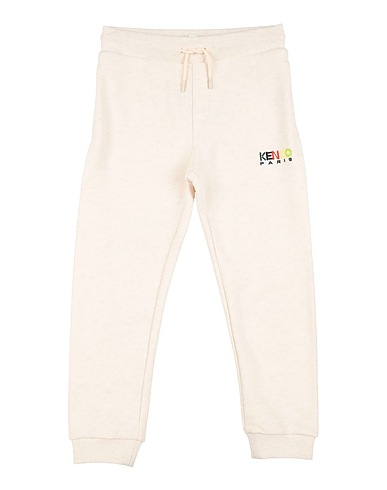 KENZO KIDS Casual trouser Beige 100% Cotton, Elastane