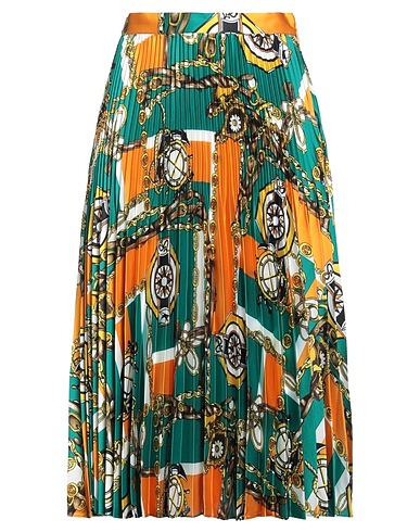 MARCIANO by GUESS Midi skirt Emerald green 100% Polyester