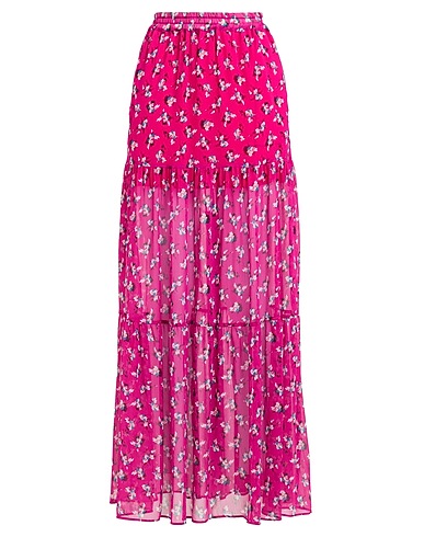 SUOLI Long skirt Fuchsia 100% Polyester