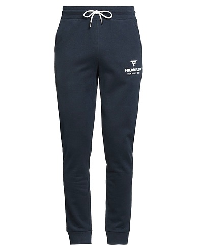 FRED MELLO Pantalone Blu navy 60% Cotone, 40% Poliestere