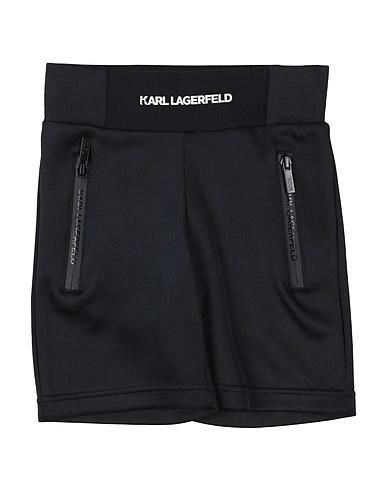 KARL LAGERFELD Shorts & Bermuda KIDS Black 51% Viscose, 43% Polyester, 6% Elastane