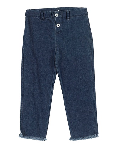 BABE & TESS Denim trousers Blue 100% Cotton