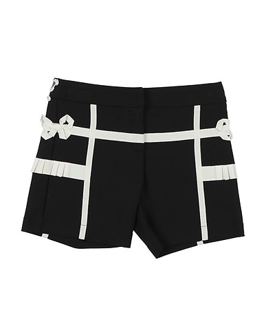 I PINCO PALLINO Shorts & Bermuda Black 48% Polyester, 47% Viscose, 5% Elastane