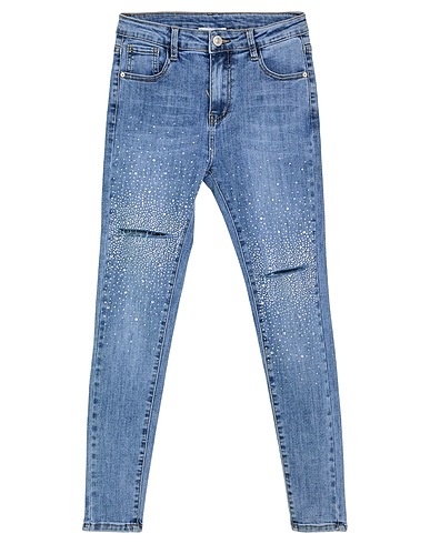 PHARD Denim trousers 71% Cotton, 25% Polyester, 2% Viscose, 2% Elastane