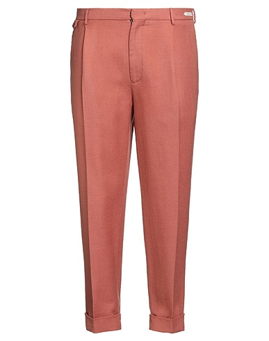 L.B.M. 1911 Casual pants Salmon pink 100% Virgin Wool