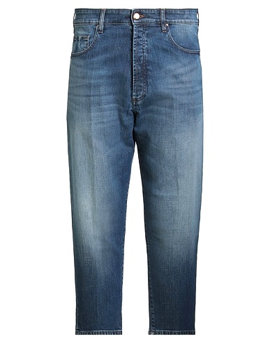 DON THE FULLER Denim trousers Blue 99% Cotton, 1% Elastane